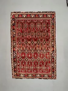 Vintage Traditional Abdeh Rug, Wool Oriental HandMade Rug 250x169 cm 2501 - Picture 1 of 15