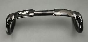 TOSEEK UD Carbon Fiber Road Bike Drop Bar Bicycle Handlebars 31.8*400/420/440mm