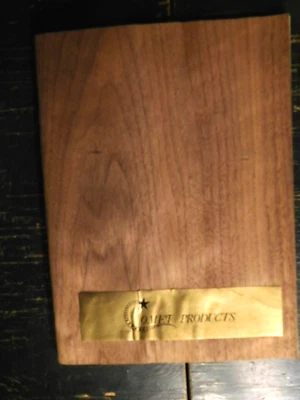 Raro catálogo de productos de cometa con cubierta de madera contrachapada 1965 ~ almacenamiento de armas de fuego de madera Foto 1 de 4