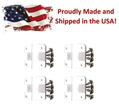 AFTERMARKET Coleman Plastic Cooler 6262-1141 Ice Chest Hinge Replacement 4pk