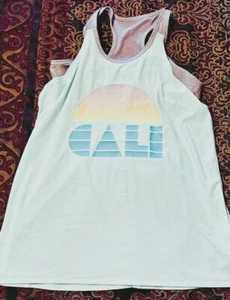 EUC Girls Old Navy Active Breathe On Cali Tank with built in Sports Bra XXL (16) - Picture 1 of 1
