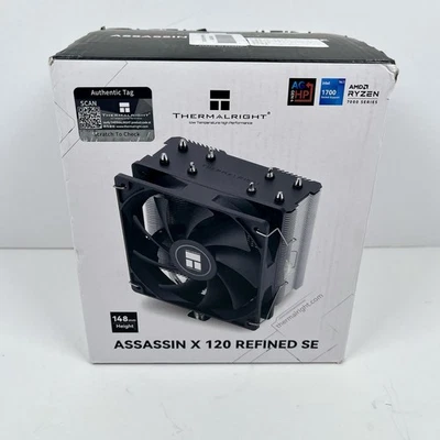 Thermalright Assassin X120 Refined SE CPU Cooler 4 Heat Pipes TL-C12C PWM – New - Image 1 of 4