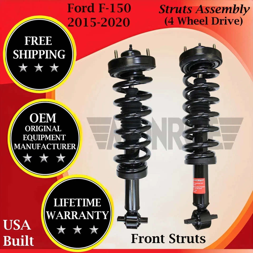 Puntales delanteros originales Monroe OEM para Ford F150 2015-2020 4x4 garantía de por vida Foto 1 de 4