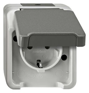 MERTEN MEG2301-8029 Steckdose SCHUKO lichtgrau - Bild 1 von 1