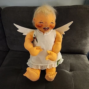 Vintage 1990 Annalee Puppe Engel 30 Zoll selten mit Etikett Plüsch groß USA  - Bild 1 von 13