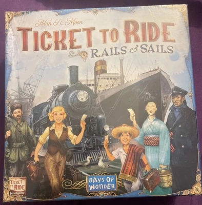 Days of Wonder Ticket To Ride Rails & Sails Board Game - 72002ASM - Damage Box - Image 1 of 4