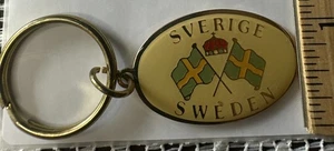 Souvenir Sverige Sweden Keychain - Picture 1 of 3