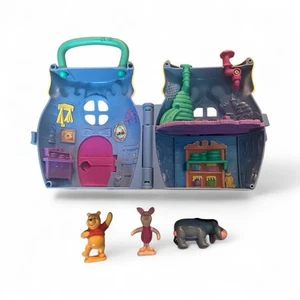 Vtg Disney Winne the Pooh Honey Pot-Carry Around Play Set w/ Characters - Picture 1 of 8