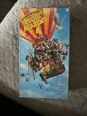 Vintage 1987 VHS Tape Police Academy 4: Citizens on Patrol- Steve Guttenberg - Image 1 of 4