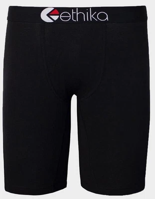 Calzoncillo boxer ETHIKA The Staple para hombre-negro/talla M Foto 1 de 3