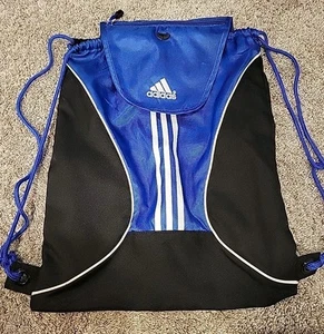 Adidas Backpack Sackpack Sports Back Unisex One Size Draw String Gym Workout - Picture 1 of 7