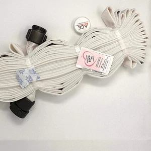 Fire Hose 75’ x1.5” (1 pack), Folded, Hard-Coat Anodized Aluminum Couplings, TPU - Picture 1 of 12