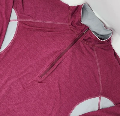 Mountain Hardwear1/4 Zip Kor Preshell Lightweight Pullover Womens Large Pink - Image 1 of 4