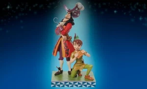 2023 Jim Shore Disney Traditions DEVIOUS AND DARING Peter Pan/Hook Figurine NIB! - Picture 1 of 1
