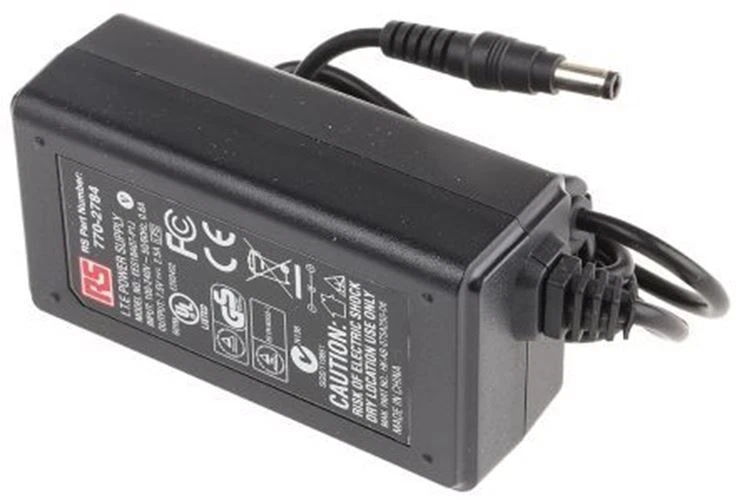 1 x 1 x RS Pro 7.5V dc Power Supply, 2A, C14 Connector - Image 1 of 1