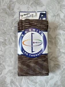 New E.G. Smith Women's Tights (Brown/Tan Heather) Cotton Blend (S/M) - Picture 1 of 3