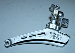 Shimano 600 Double Front Road Derailleur 26.8mm 8 Speed Uniglide Fast US Shipper - Picture 1 of 7
