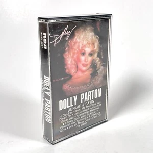 Dolly Parton - Burlap & Satin - Cassette Tape - Tested! - Picture 1 of 5