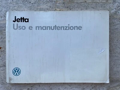 Libretto Uso e Manutenzione Volkswagen JETTA - JETTA GT del 1987 Foto 1 de 4