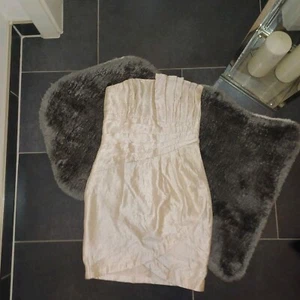 Abendkleid Glamourös XS 34 36 Gold Glitzer H&M Weihnachten Silvester Top Zustand - Bild 1 von 8