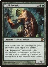 Troll Ascetic Duels of the Planeswalkers NM Green Rare MAGIC MTG CARD ABUGames
