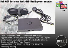 Dell K17A Business Dock WD15 USB-C DUAL FHD 4K Dell Latitude/Precision/XPS EJ201
