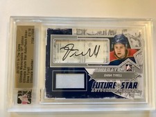 2010-11 ITG Ultimate Memorabilia Dana Tyrell Autograph & Patch 4/19 (Box DP)