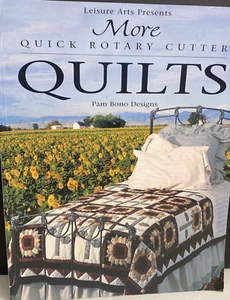 2- More Quick Rotary Cutter Quilts Pam Bono Mantels More Susan Thompson Books - Imagen 1 de 4