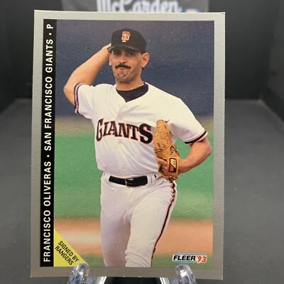 1993 Fleer Francisco Oliveras #534 San Fransico Giants - Image 1 of 2