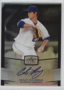 2012 Leaf Metal Draft Silver /99 Colin Rodgers #BA-CR1 Auto