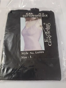 Eva Cervantes Black Camisole Top Large Cotton/Spandex Soft Super Stretchy New - Picture 1 of 4
