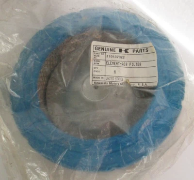 KAWASAKI - AIR FILTER ELEMENT  - Part# 110137022 - Open box NOS        C96 - Image 1 of 4
