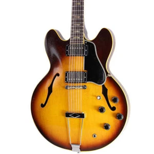 Vintage 1969 Gibson ES-335TD-12 12-String Sunburst - Picture 1 of 6