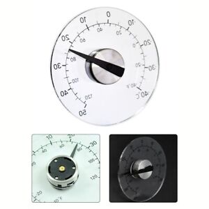 Thermomètre extérieur haute sensibilité auto-adhésif avec verre circulaire