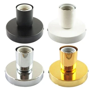 1x Lampenfassung E27 Glühbirne Fassung Adapter Sockel Deckenleuchte Wandlampe - Bild 1 von 10