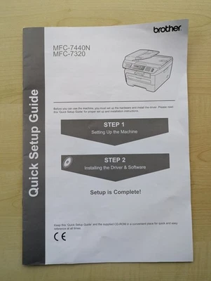 Brother MFC-7329 user guide and install CD - Image 1 of 4