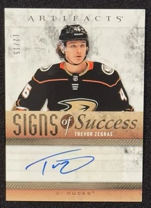 2021-22 Artefatti Segni di Successo Auto #SOS-TZ Trevor Zegras Anaheim Ducks /15 - Foto 1 di 2
