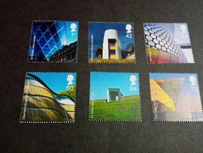2006 GB Stamps. Modern Architecture Complete Set of 6. MNH Unused. D83 - Image 1 of 4