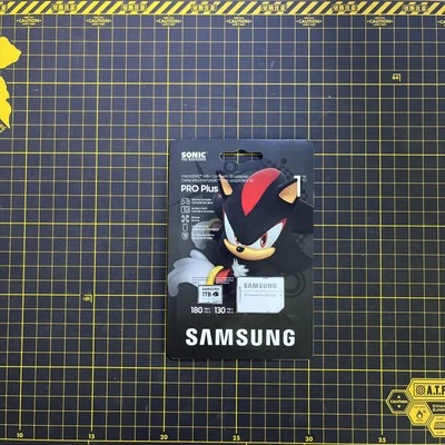 Samsung PRO Plus Sonic The Hedgehog + Adapter 1TB microSDXC Up-to 180MB/s NEW - Image 1 of 3