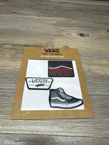 Vans Off the Wall - Set of 3 Patches Self-Adhesive NEW! Skater Shoes Accessories - Picture 1 of 3