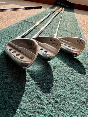 Callaway MD5 Jaws Wedge Set TC SERIAL TOUR ISSUE 48, 56, 60 Degree DG 115 - Image 1 of 4