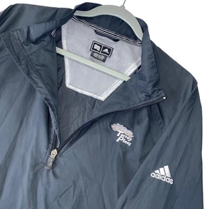 Torrey Pines Jacket Adidas ClimaProof Windbreaker Pullover Golf Men 2XL Black - Picture 1 of 15