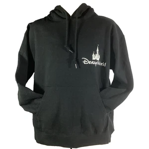 A**holes Live Forever Deadly World Hoodie Men's Sz XL Black Zombie Mickey - Picture 1 of 8