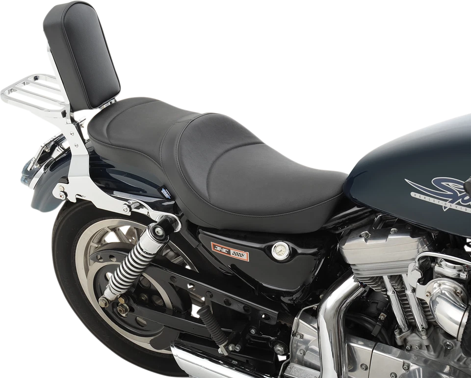 Asientos con canastilla doble de bajo perfil lisos Drag Specialties 0804-0625 Foto 1 de 1