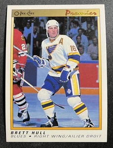Brett HULL - 1991 O Pee Chee Premier, St Louis Blues - Imagen 1 de 1