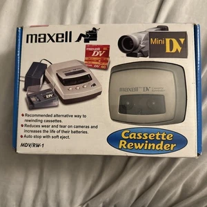 Maxell Mini DV Cassette Rebobinadora MDV/RW-1 ~ Buen Estado - Imagen 1 de 10