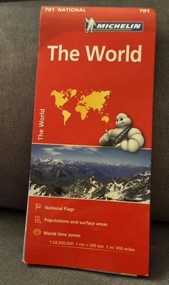 The World - Michelin National Map 701: Map (Michelin National Maps 701) - Image 1 of 3