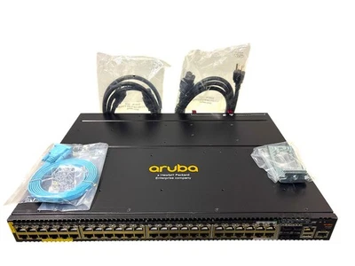 JL322A I HPE Aruba 2930M 48G PoE+ Interruptor de 1 ranura + 2x PAQUETE JL087A JL083A Foto 1 de 4