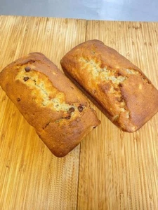 Home Made Chocolate Banana Loaf Cake x 2 Made To Order - Picture 1 of 2