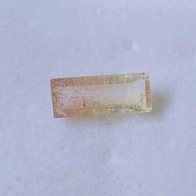 Loose Gemstone Natural Bio Tourmaline Gem Cut Faceted Baguette Gemstone FE3 - Image 1 of 4